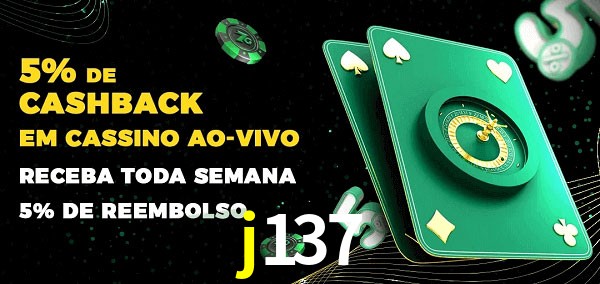 Promoções do cassino ao Vivo j137